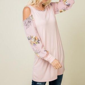 One sided Cold Should Tunic (Mauve)